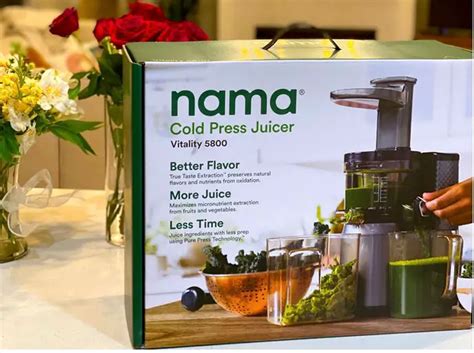 Nama Juicer Reviews - Nama Cold Press Vitality 5800 UK