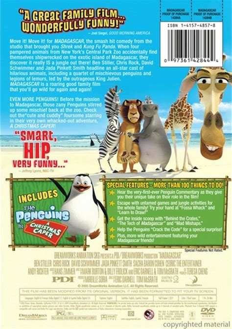 Madagascar (Fullscreen) (DVD 2005) | DVD Empire