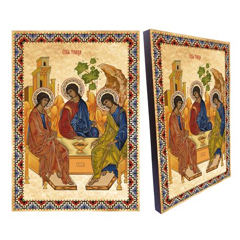 The Holy Trinity İcon by Andrei Rublev Three Angels From the ...