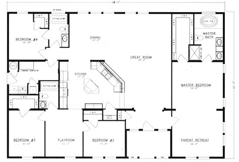 a floor plan for a house with two bedroom and an attached kitchen ...