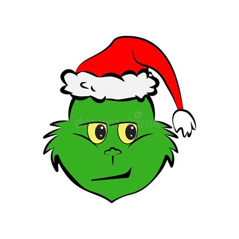 Grinch Emoji Grinning Face Icon Editorial Photo - Illustration of ...