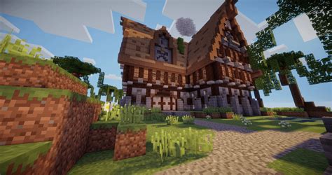 Medieval village house : Minecraft