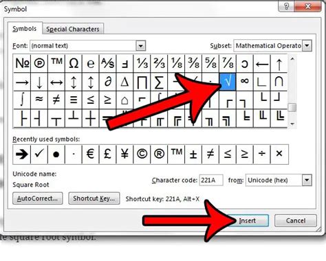 How to Insert a Square Root Symbol in Word - Solve Your Tech