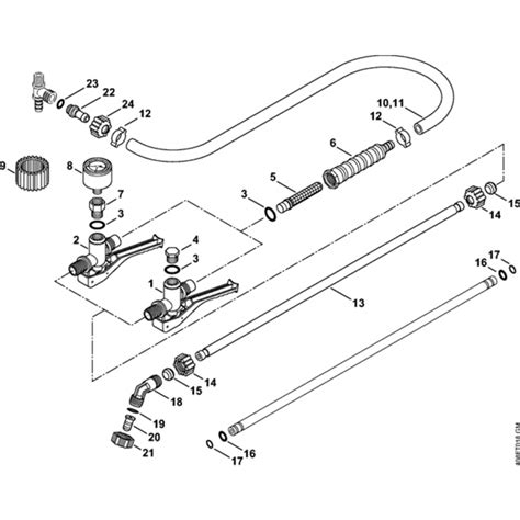 Spray Gun Assembly for Stihl SG20 Sprayer | L&S Engineers