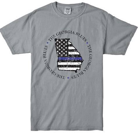 The Georgia Blues Official Police Support Shirt