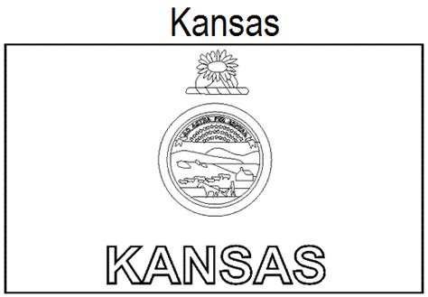 Geography Blog: Kansas State Flag Coloring Page