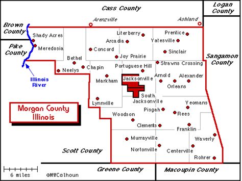 Communities - Morgan County, IL, USA