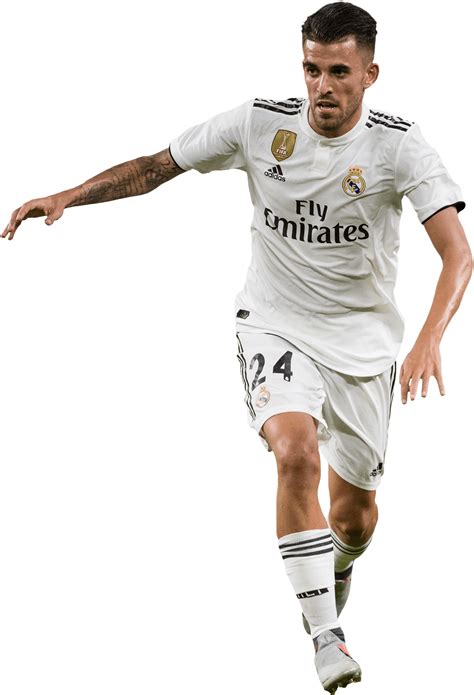 Dani Ceballos Real Madrid football render - FootyRenders