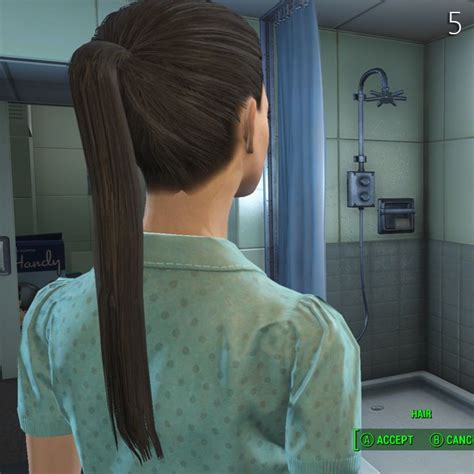 Ponytail Variations at Fallout 4 Nexus - Mods and community | Heart hair, Hair styles, Ponytail