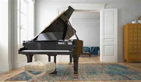 Placement Baby Grand Piano Living Room | Baci Living Room