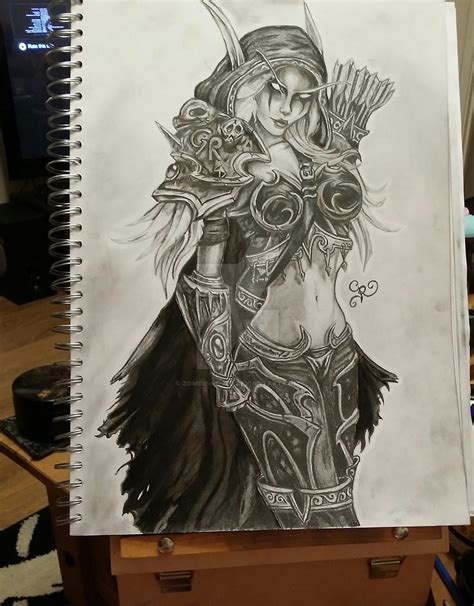 Sylvanas by Zombie-Roses on DeviantArt