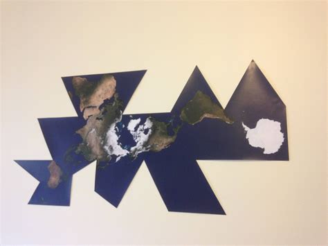 Dymaxion Map poster : r/cartography