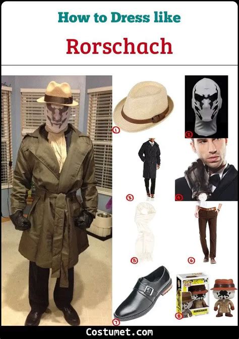 Rorschach Costume for Halloween