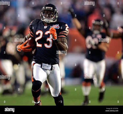 The Chicago Bears Devin Hester (23) breaks away for a touchdown on the ...