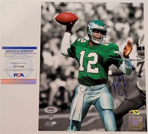 Randall Cunningham autographed Philadelphia Eagles 8x10 photo PSA/DNA