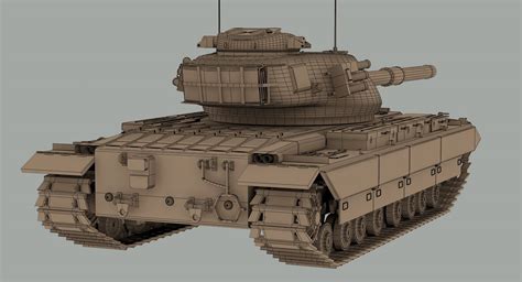 Conqueror Tank 3D Model $179 - .obj .max .fbx .3ds - Free3D