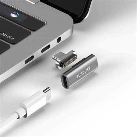 Amazon.com: ELECJET Magnetic USB C PD Adapter for MacBook Pro Air M1 ...
