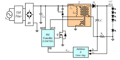 Flyback Transformer Circuit Diagram