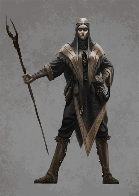 Mage Female, Ray Lederer | Elder scrolls art, Character art, Elder scrolls