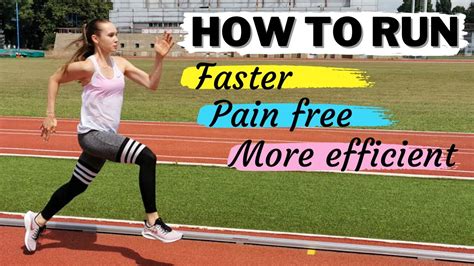 IMPROVE YOUR RUNNING TECHNIQUE INSTANTLY/ How to run faster and more ...