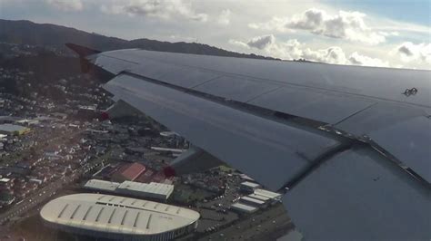 Air New Zealand Flight Wellington to Auckland ZK-OAB - YouTube