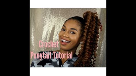 Tutorial - Crochet Ponytail 2 - YouTube