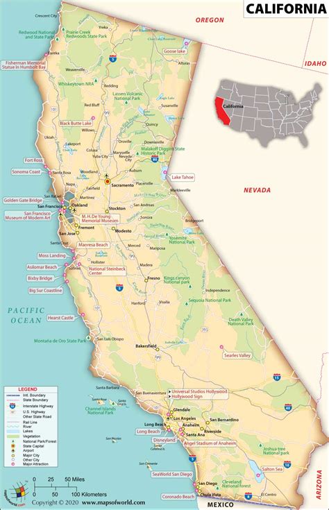 California Large Map(1800x3027): HD Image & Picture