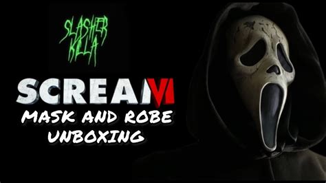 SCREAM 6 ROBE AND MASK UNBOXING! - YouTube