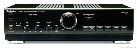 Technics SU-A700 Stereo Integrated Amplifier Manual | HiFi Engine