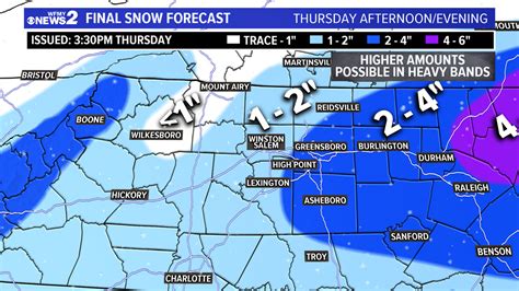 Snow comes to an end in the Triad; Icy roads a concern tonight | wfmynews2.com