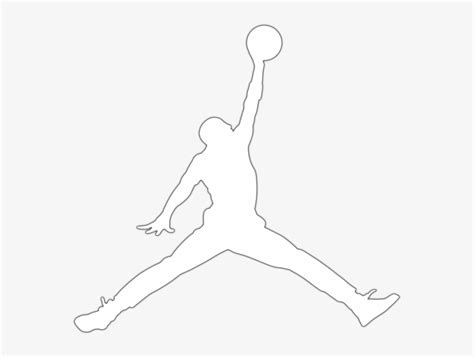 Png Library Drawing Jordans Logo - White Jordan Logo Png - Free Transparent PNG Download - PNGkey