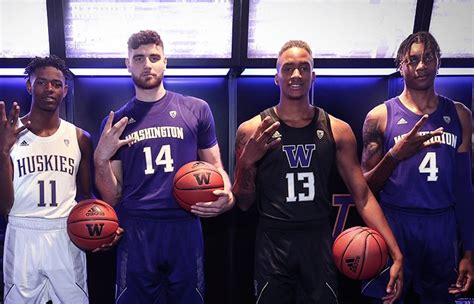 First look: UW Huskies unveil new Adidas basketball uniforms | The Seattle Times