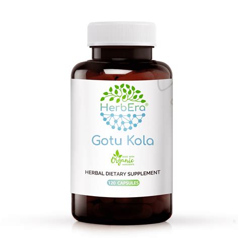 Gotu Kola 120 Capsules, 500 mg, Organic Gotu Kola (Centella Asiatica) Dried Herb - Walmart.com ...