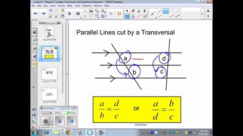 Lesson 1 - Polygons, Triangles, Transversals and Proportional Segments ...