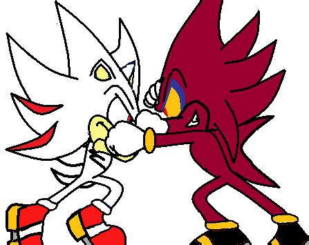 hyper shadic vs perfect nazo by SuperDeityDeviant on DeviantArt