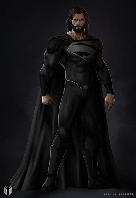 #ManofSteel by Nimesh Niyomal | Superman black suit, Superman artwork ...