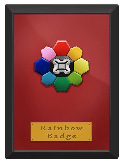 Pokemon - Rainbow Badge by Art-by-Edum on DeviantArt