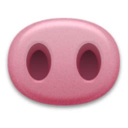 🐽 Pig Nose Emoji (U+1F43D/U+E10B)