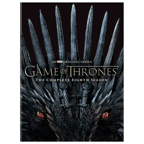 GAME OF THRONES 8TH SEASON DVD BOXSET