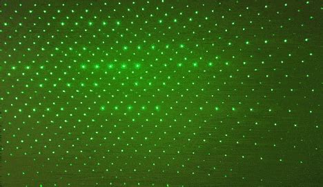 Green Laser Pointer with Multiple Lenses