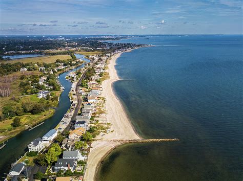 Fairfield Beach Connecticut Aerial Photograph by Stephanie McDowell ...