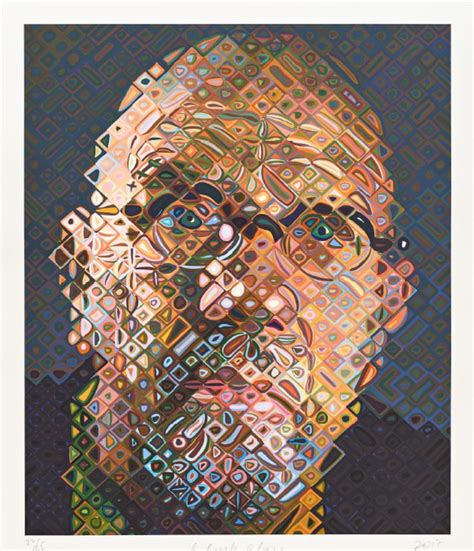 Chuck Close - Self-Portrait For Sale at 1stDibs