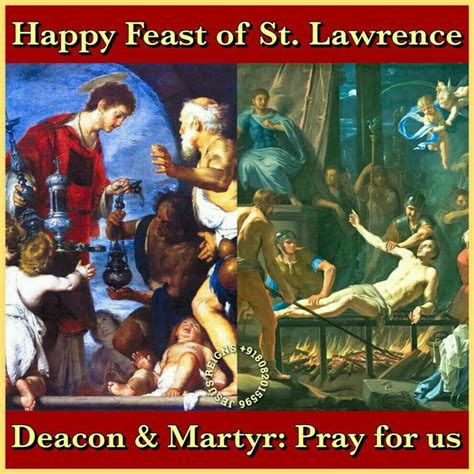 St Lawrence | Martyrs, St lawrence, Happy feast