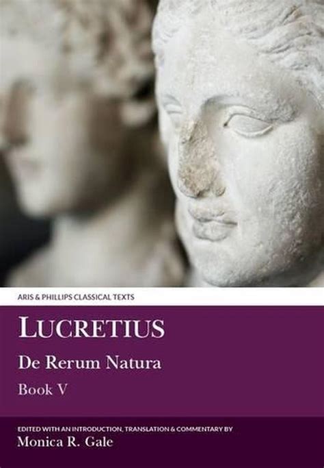 Lucretius: de Rerum Natura V by Titus Lucretius Carus (English) Paperback Book F 9780856688898 ...