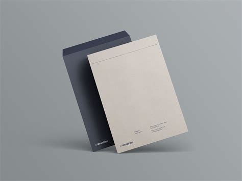 A4 Envelope Mockup