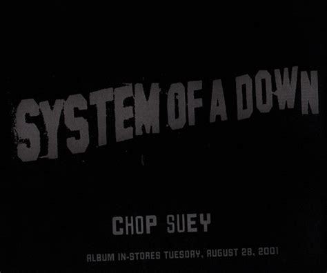 System Of A Down - Chop Suey (CDr, Single, Promo) | Discogs