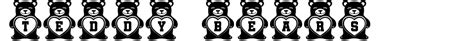 Teddy Bears Font Download