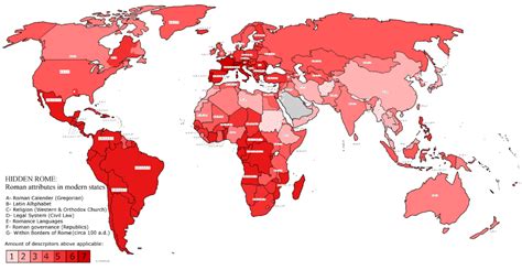 Roman Influence on the Modern States - Vivid Maps in 2021 | Historical maps, Map, Roman empire