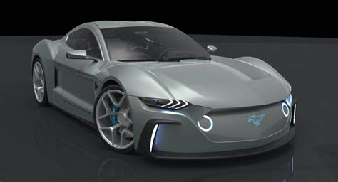 2025 Ford Mustang Electric Study Envisions Muscle Car Of The Near ...