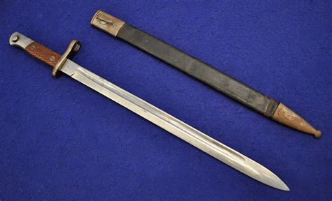 ORIGINAL SPANISH M-1893 MAUSER BAYONET & SCABBARD~MFG. BY ARTILLERIA DE ...